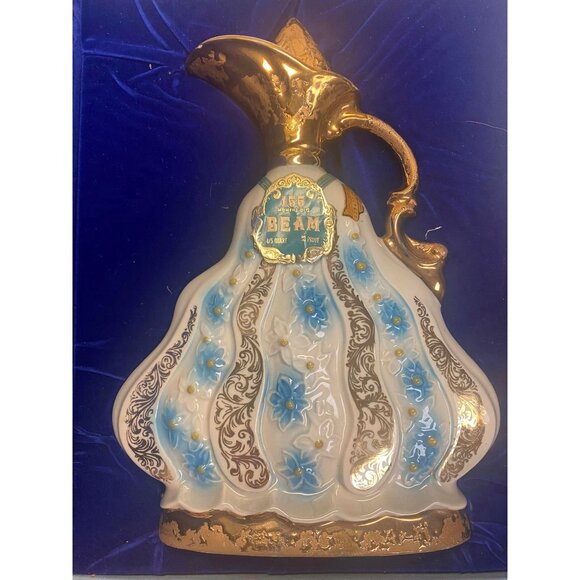 Vintage Jim Beam Old Decanter With Original Box Empty MCM Hollywood Regency Barw - Picture 1 of 10
